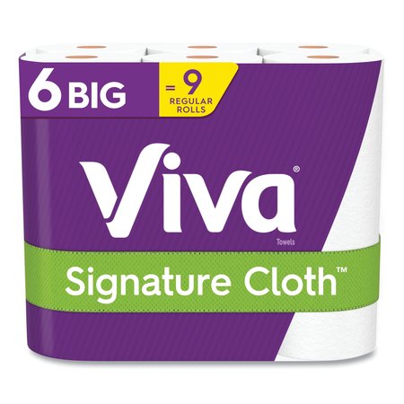 VIVA Perforated Roll Paper Towels, 2 Ply, 2 Sheets, White, 24 PK 53332